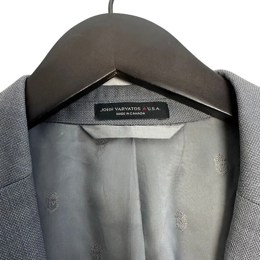 John Varvatos suit coat size large